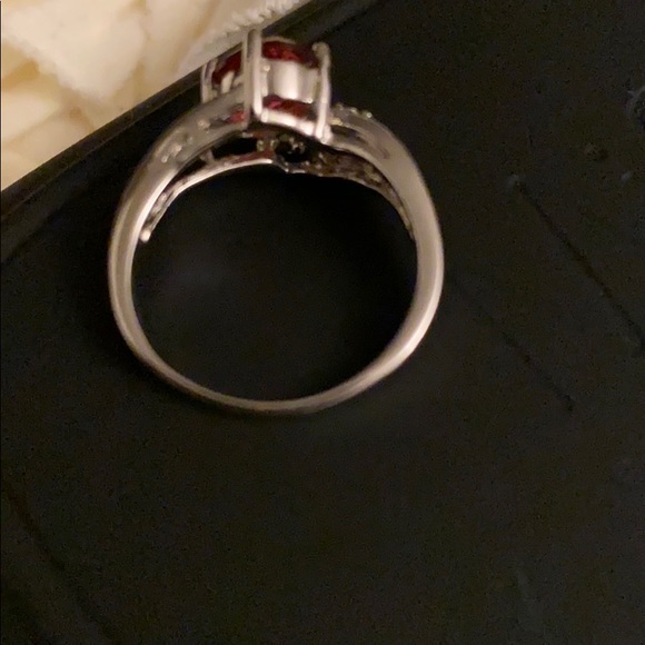 Red Ruby inspired Costume Jewelry Ring - Picture 3 of 7